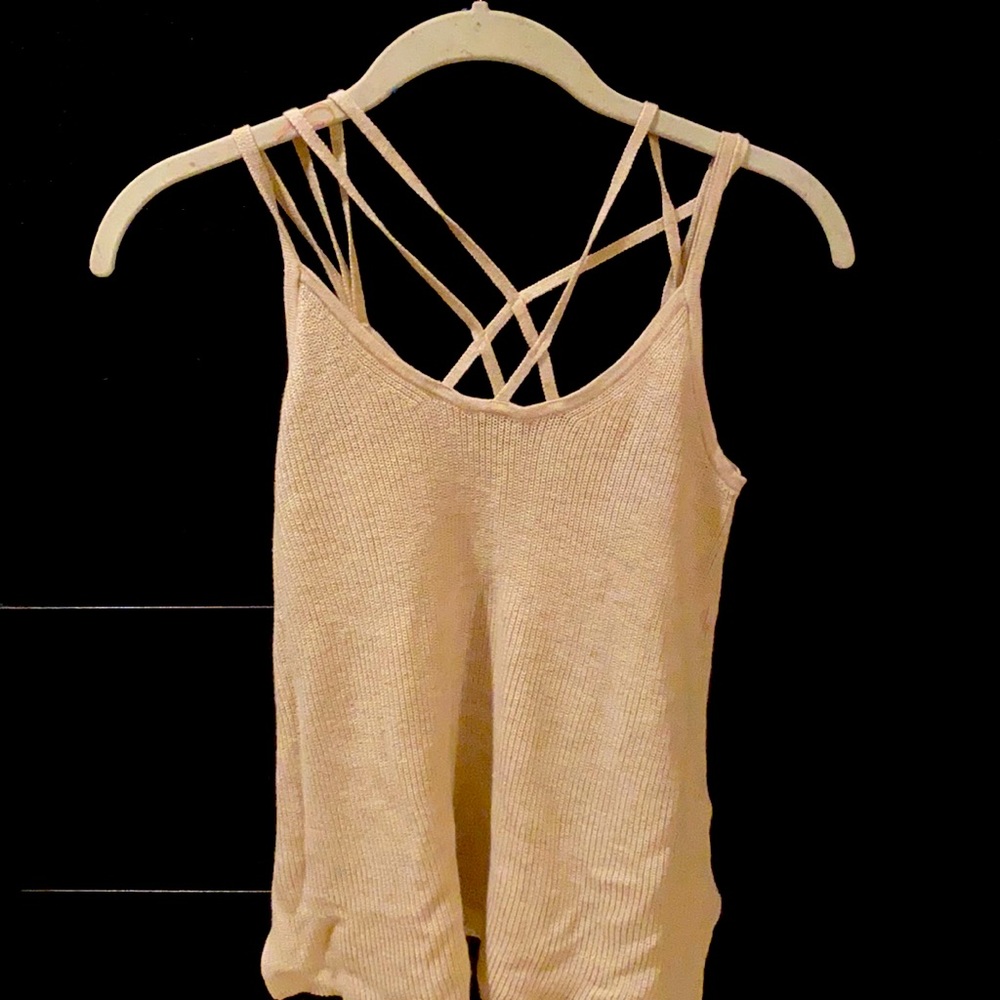American Eagle crisscrossed front tank